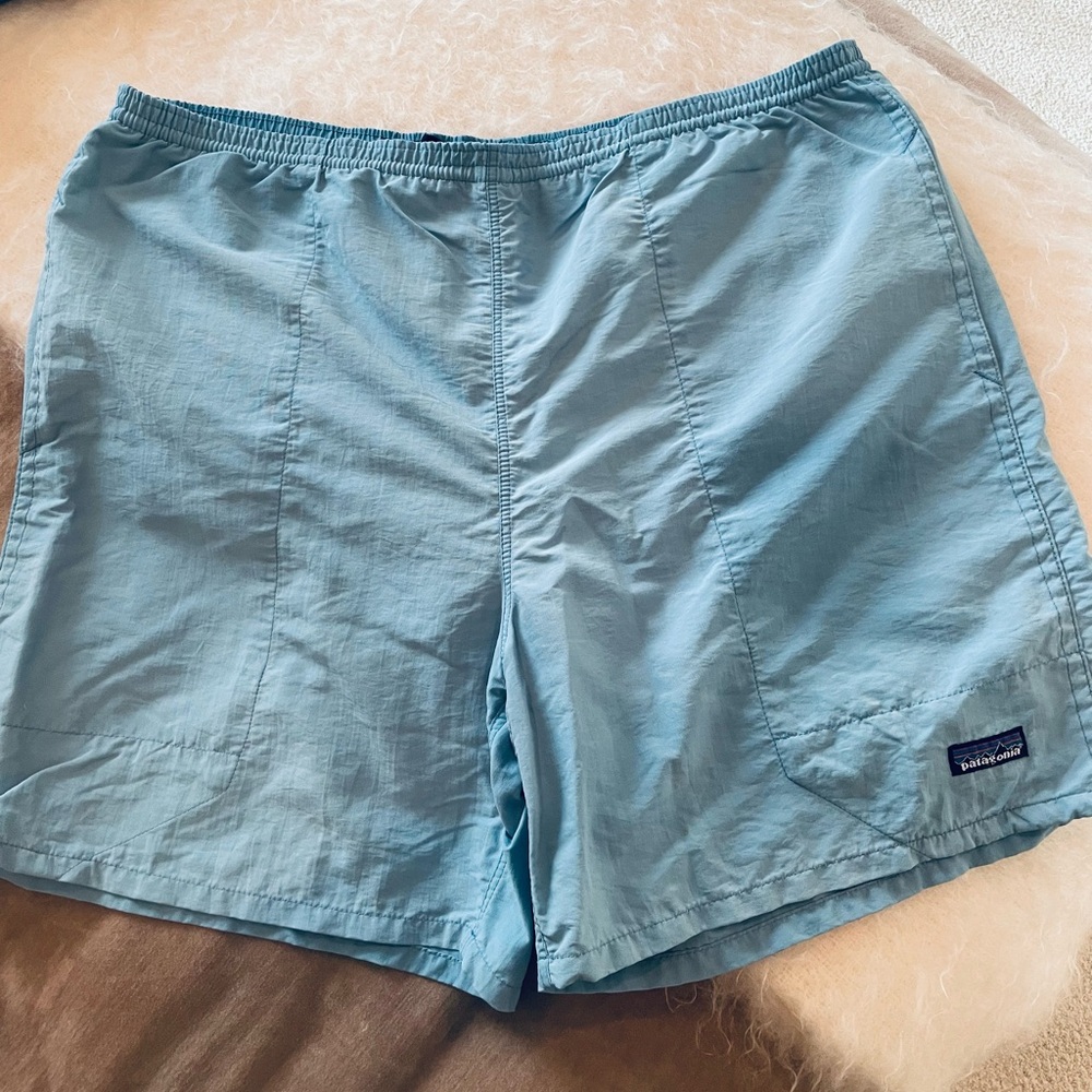 Patagonia Men's Light Blue Swimsuit Size XL